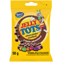 Beacon Jelly Tots Chocolate Coated 50g