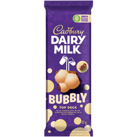 Cadbury Dairy Milk Bubbly Top Deck 87g X2