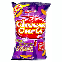 Willards Cheese Curls - Fruit & Chutney 90g Packet X2 