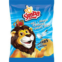 Simba Crisps Salt & Vinegar 125g Packet X2