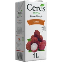 Ceres Tetra 100% Fruit Juice Litchi 1L