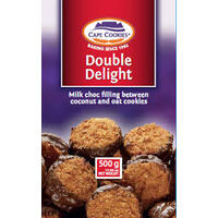 Cape Cookies Double Delight Milk Choc 500g PAST BBD